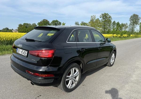 Audi Q3 cena 74500 przebieg: 120000, rok produkcji 2015 z Biała małe 121